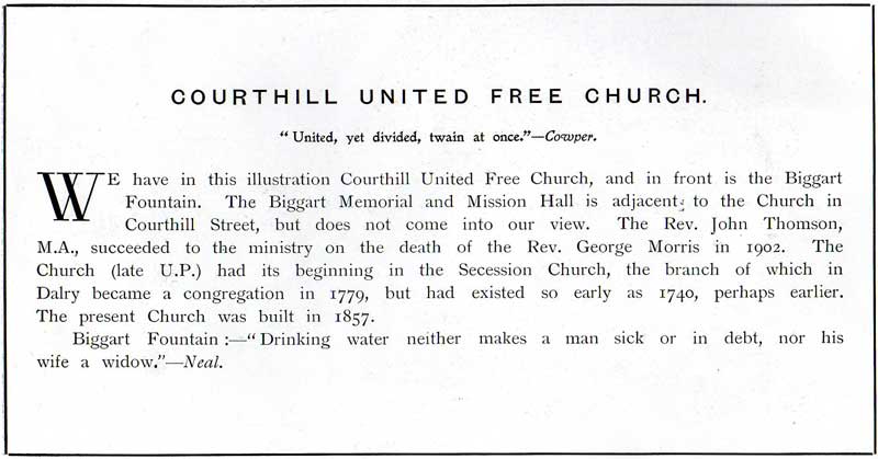 Courthill United Free Church